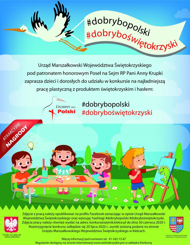 plakat konkursu dobry bo polski 768x988
