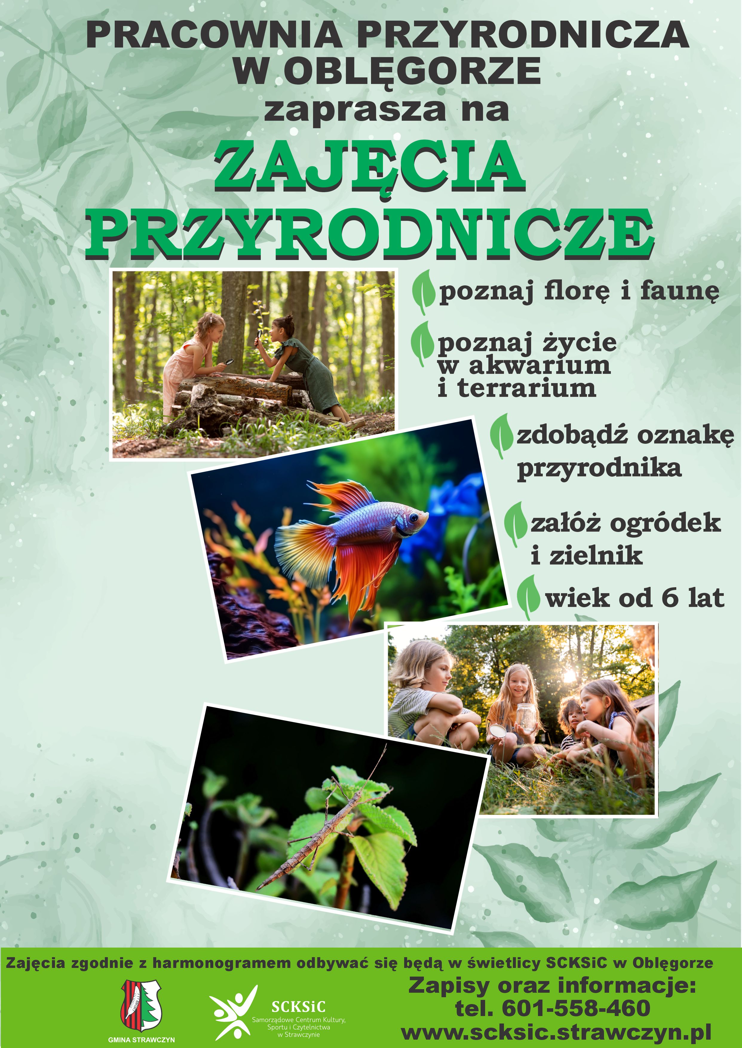 plakat zajęcia przyrodnicze 2025