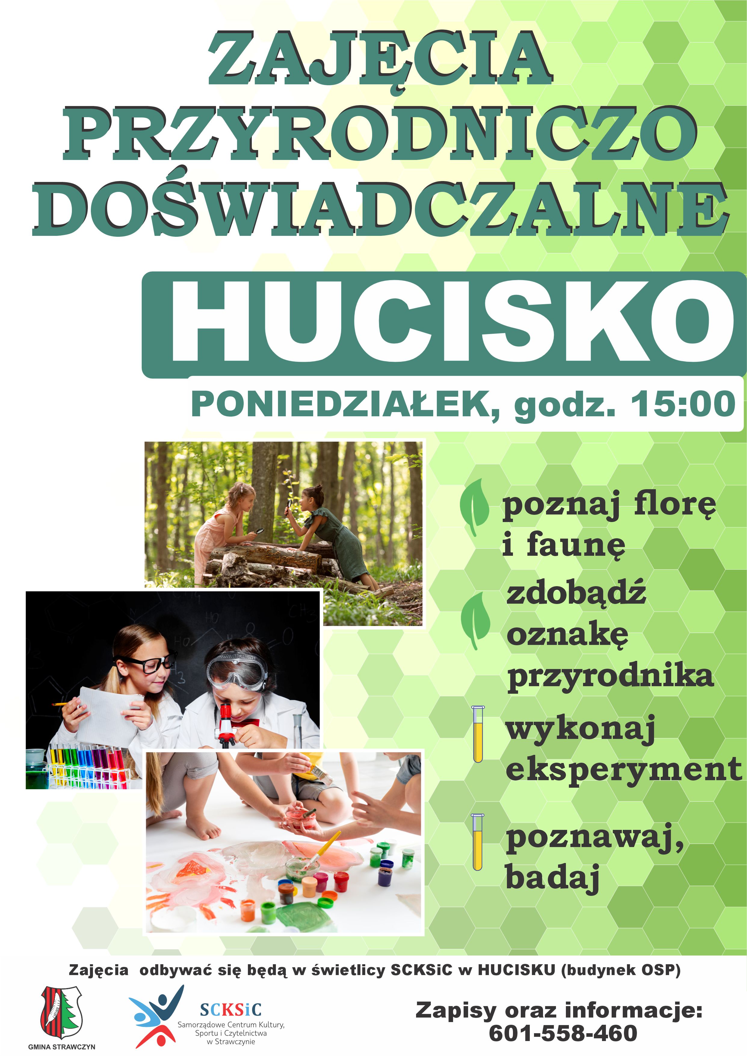 plakat zajęcia przyrodnicze 2025 Hucisko