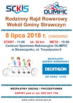 Rodzinny Rajd Rowerowy wokół gminy Strawczyn