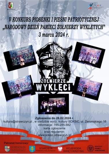 Plakat konkurs piosenki www