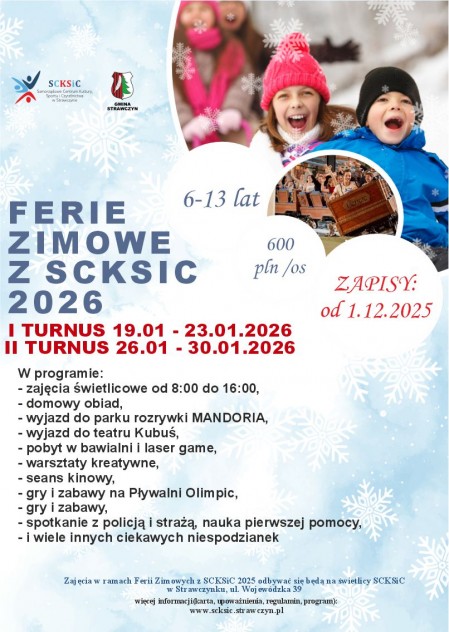 Plakat ferie 2026