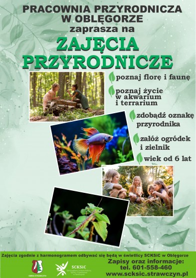plakat zajęcia przyrodnicze 2025