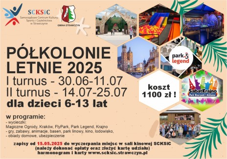 plakat polkolonie 2025